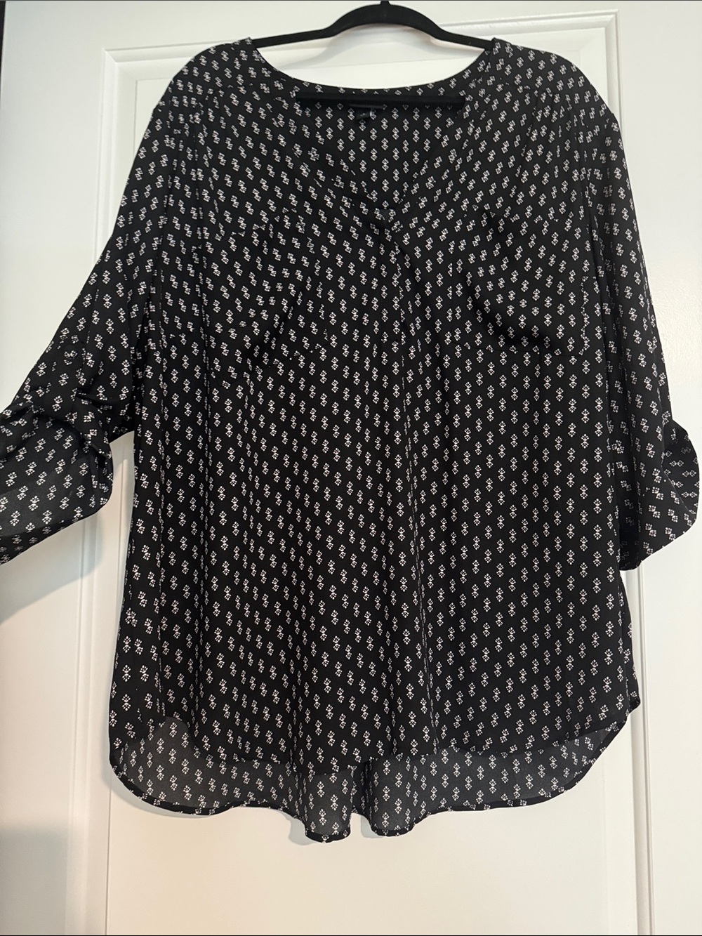 Torrid Harper Georgette 3/4 Sleeve Blouse size 4x (26)